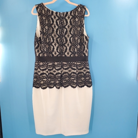 NEW Sangria black and white dress 16 - Picture 7 of 15